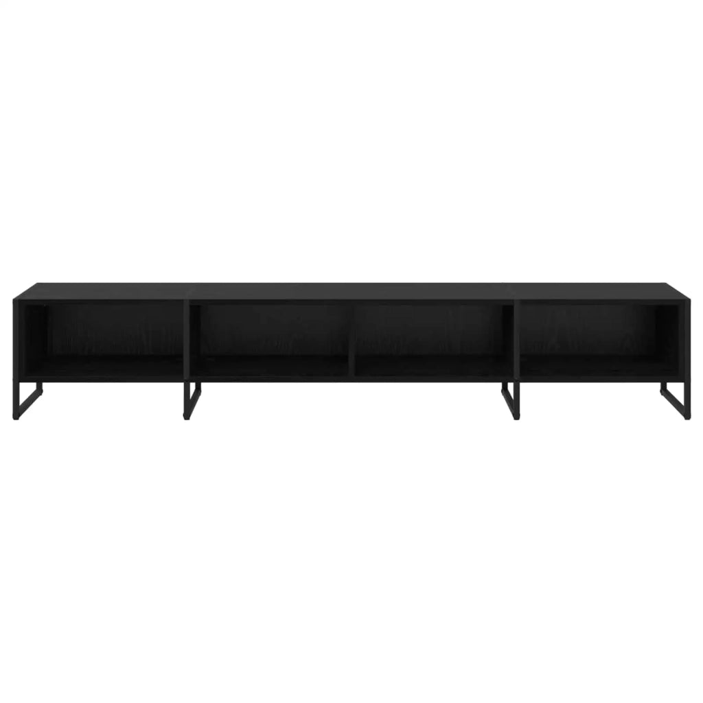 Mobile TV Rovere Nero 170,5 x 36 x 30,5 cm Legno multistrato