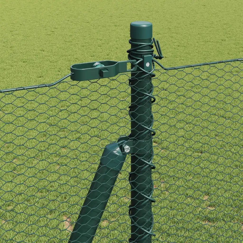 Palo della recinzione Verde 50 x 1,4 m (maglia 13 mm)