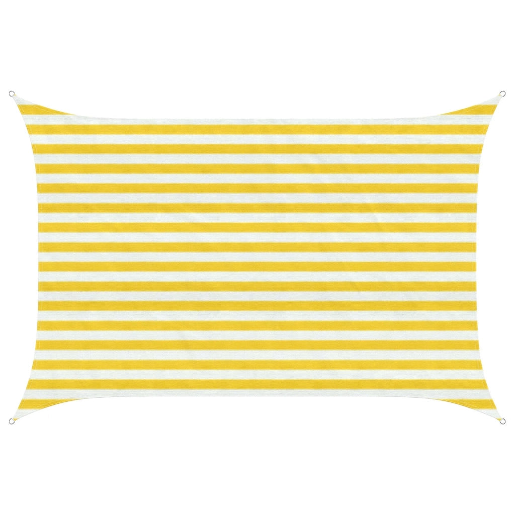 Telo Ombra Giallo e Bianco 2 x 3 m HDPE 42032817