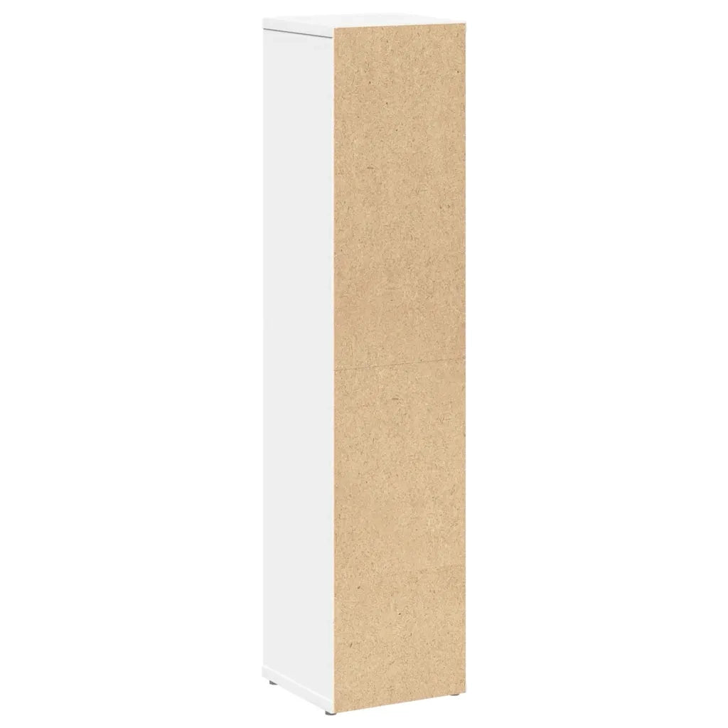 Mobile da Bagno | Armadio da bagno con Portarotolo Bianco 20,5x20x90 cm