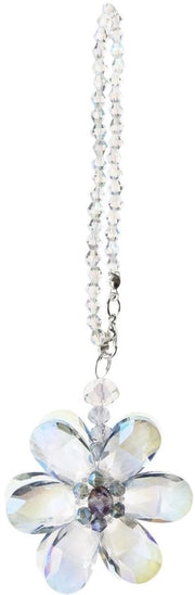 Decorazione per Auto con Ornamento a Cristallo - Hanger per Specchietto Retrovisore - Decorazione Interno - Cristallo Lucido - Accessorio Carino - 15cm