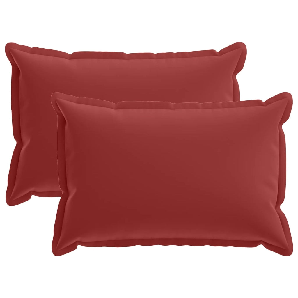 Federa 2 pcs HOUTEN Rosso Vino 30 x 50 cm Poliestere 916233