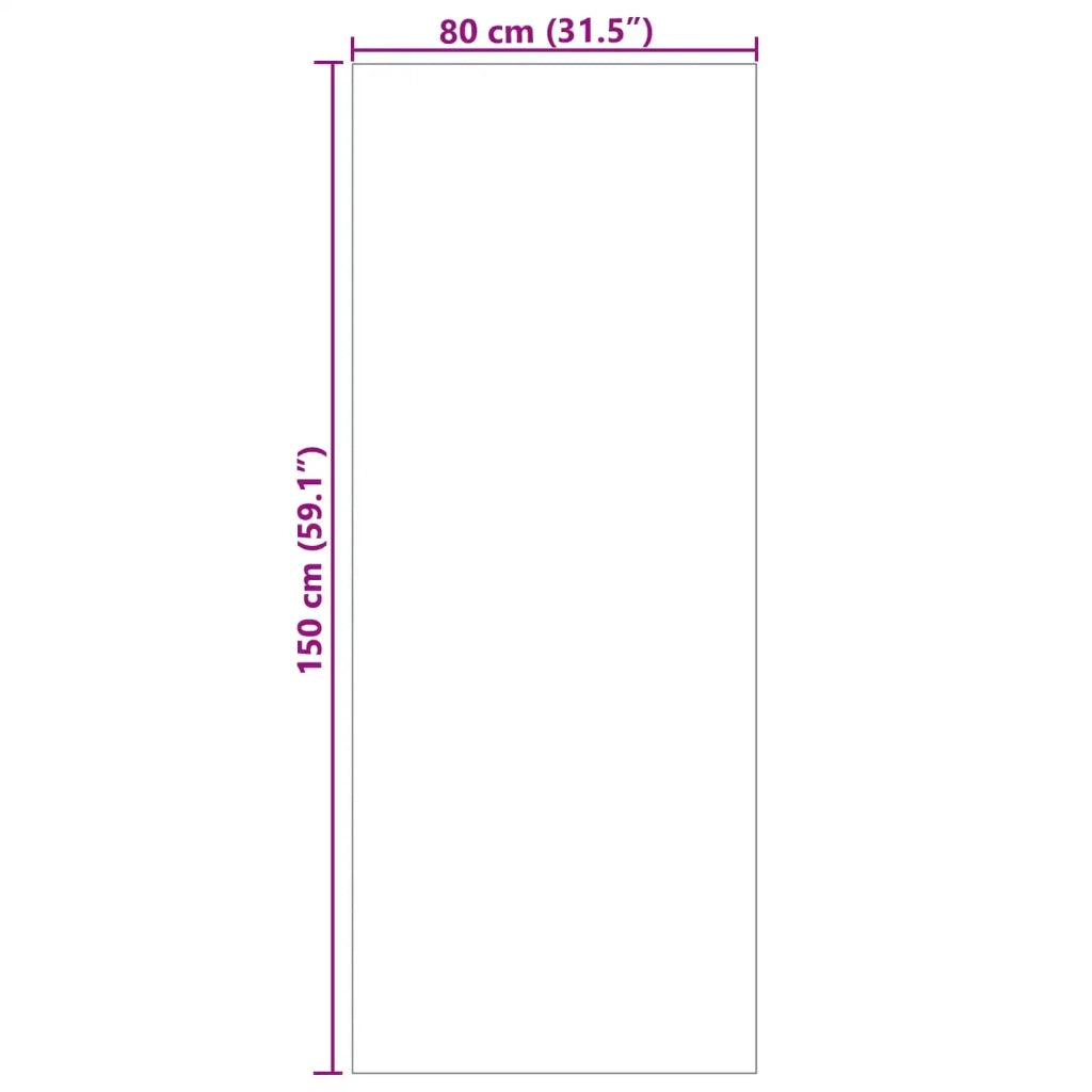 Tappeti per area GALATI Grigio 150 x 80 cm Poliestere