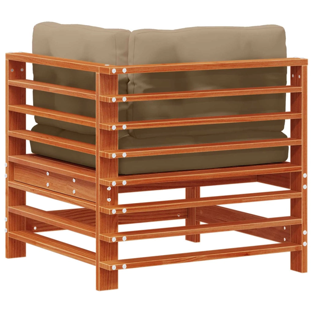 Divano Angolare da Giardino-Sofa da giardino Legno di pino massiccio 859968