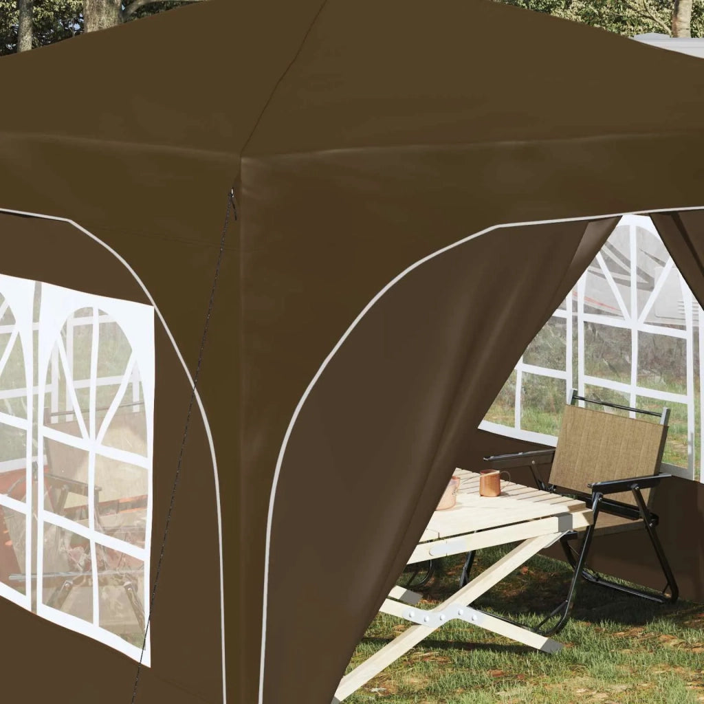 Tenda per feste a pop-up-Gazebo 290 x 290 x 245 cm Tortora 223000