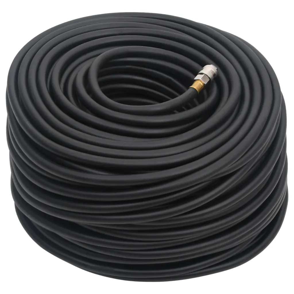 Tubo Aria Ibrido Nero 0,6" 100 m in Gomma e PVC CFW4418956