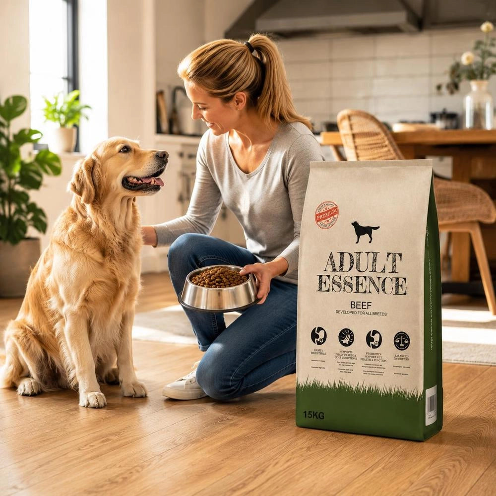 Dry Dog Food Adult Essence Beef 15 Kg