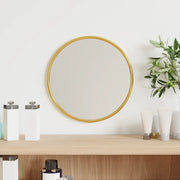 Specchio da Parete Dorato Ø 20 cm Rotondo 348178