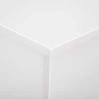 Panca Contenitore Multiuso in Legno Truciolare con Coperchio Apribile, per Camera e Ingresso, 100x40x40cm, Bianco