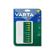 Varta 57659101401 Multi Charger Caricabatterie NiMH AA AAA fino a 8 batterie USB Type-C colore Bianco