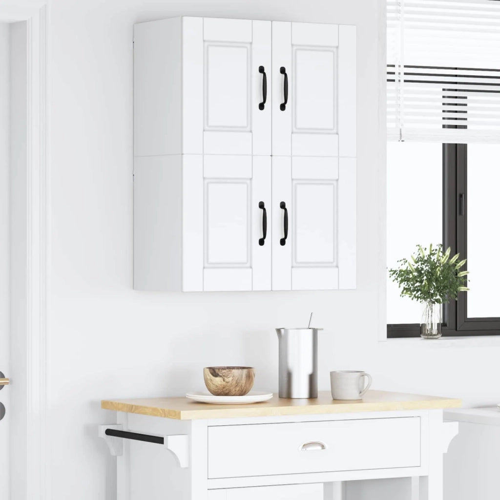 Armadietto a muro PORTO 2 pcs Bianco 60 x 31 x 40 cm