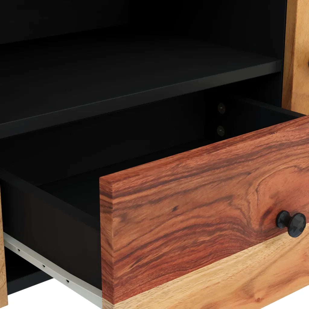 Mobile TV | Armadietto TV | Mobile Porta TV 105x33,5x46cm Legno Massello Acacia Legno Multistrato