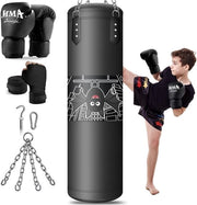 Sacca per bambini, senza riempimento, 3-12 anni, MMA, kickboxing, karate, Muay Thai, karate, arti marziali, palestra di fitness, judo, allenamento di taekwondo, set di sacche