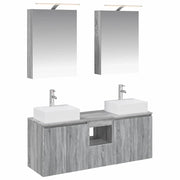 Set di Armadi da Bagno 5 pcs Sonoma grigio Legno ingegnerizzato 3406396