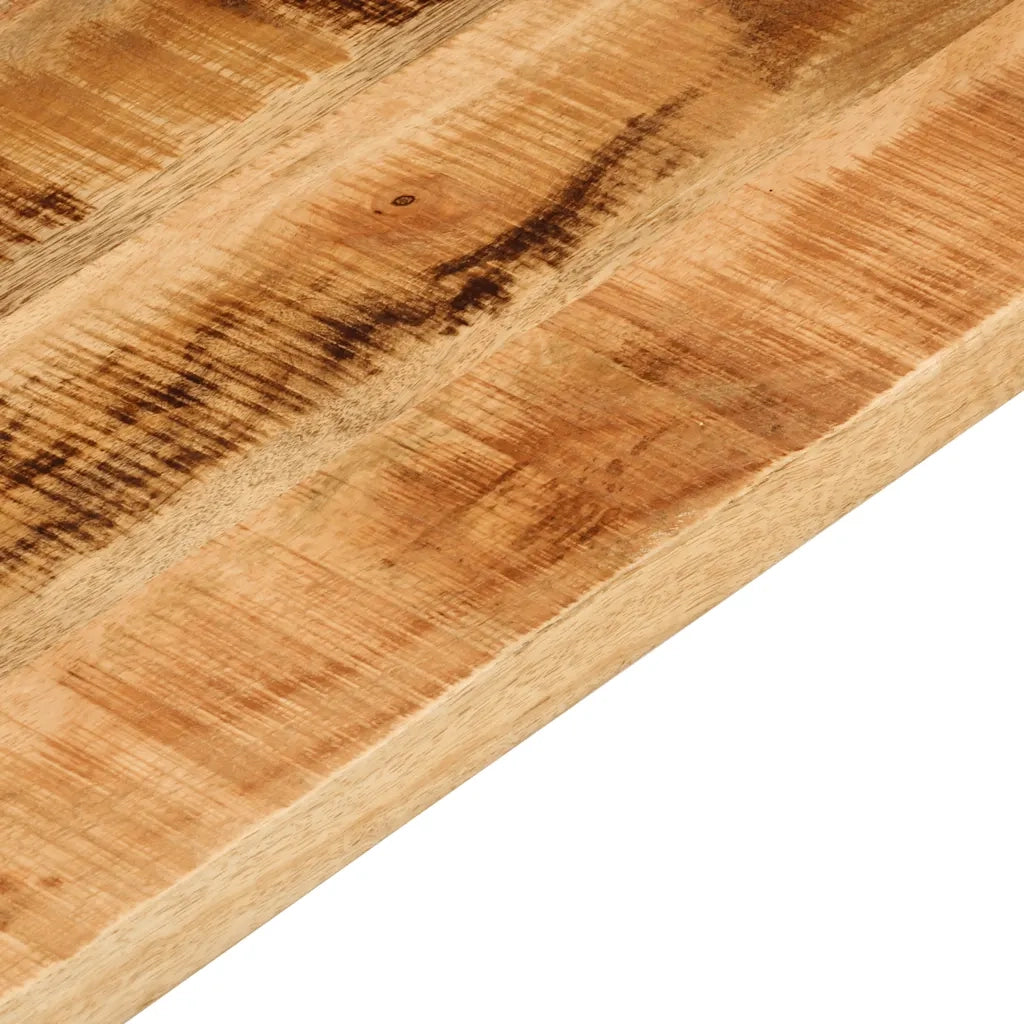 Piano per Tavolo 110x40x3,8cm Rettangolare Legno Mango Grezzo 371386