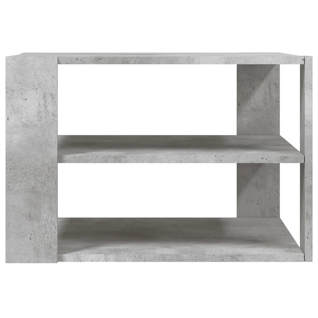 Tavolino da Salotto Grigio Cemento 58x58x40 cm Multistrato 834249