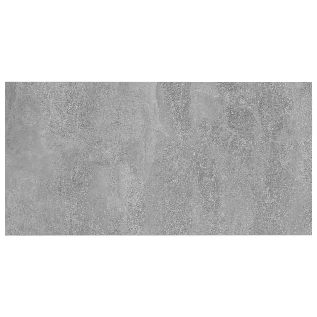 Ripiani per Libreria 4pz Grigio Cemento 60x30x1,5cm Multistrato 805242