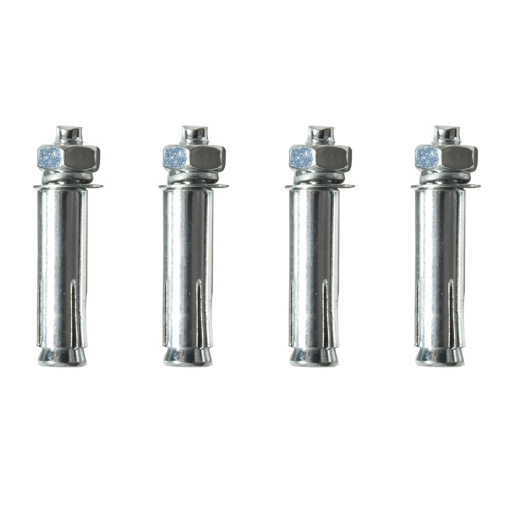 Base Supporto per Ombrellone da Terrazza 12x12x30 cm in Metallo Nero