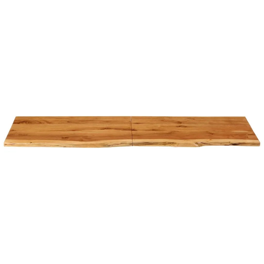 Piano per VanitÃ  Bagno in Massello di Acacia 140x52x2,5 cmcod mxl 73110
