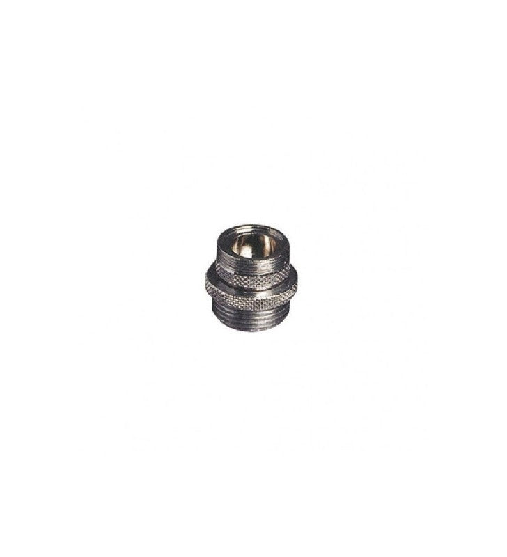 Raccordi girevoli a due pezzi in ottone cromato mm 1/2" x 24/1