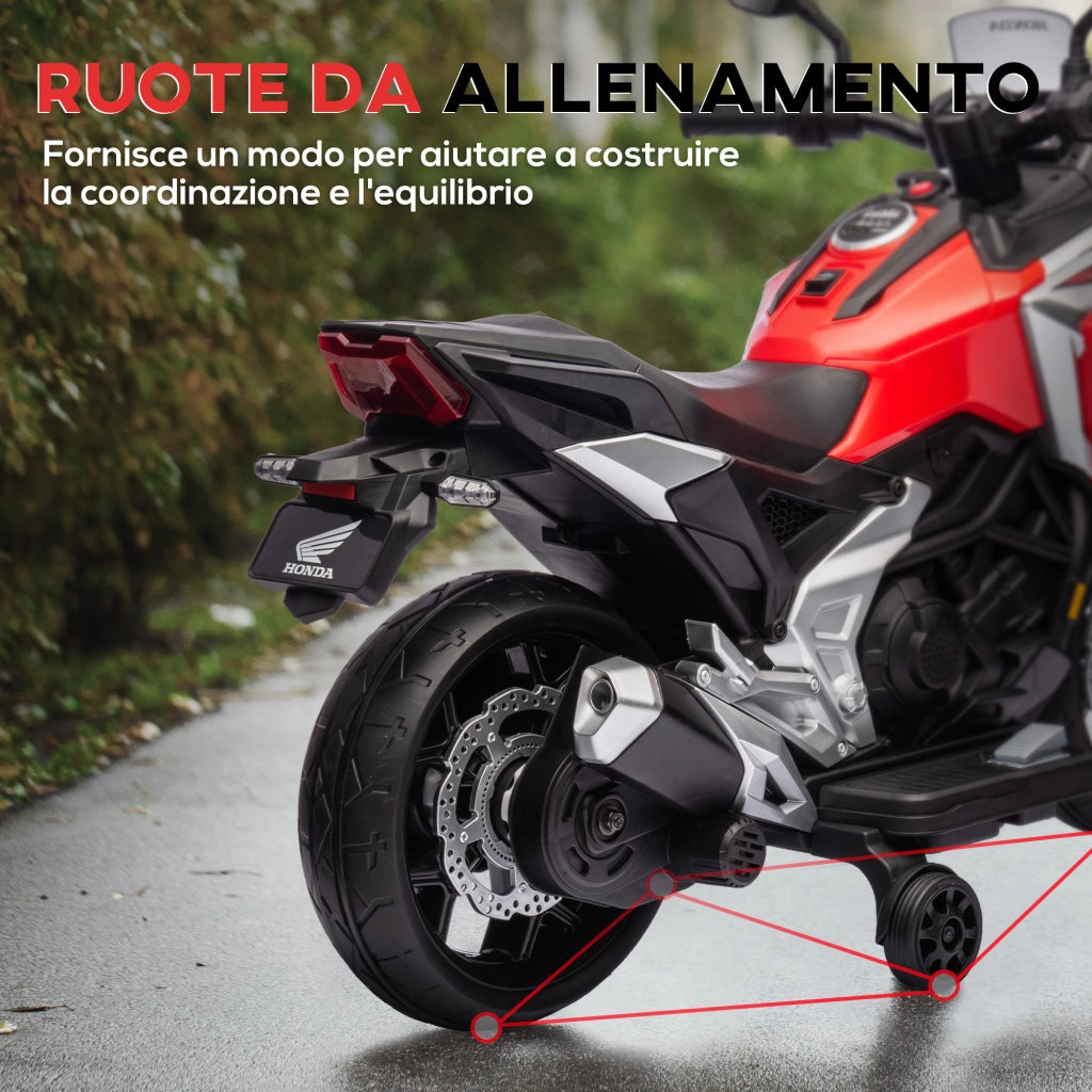 Moto per Bambini 3-6 Anni ¨C zephmum ¨C Rosso 107x46x75 cm