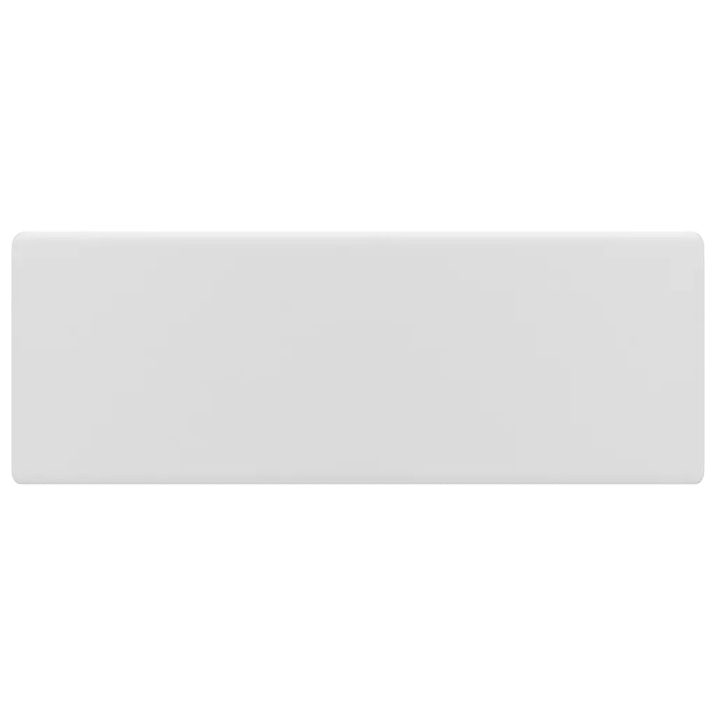 Lavabo Troppopieno Quadrato Bianco Opaco 41x41cm Ceramica cod mxl 44396