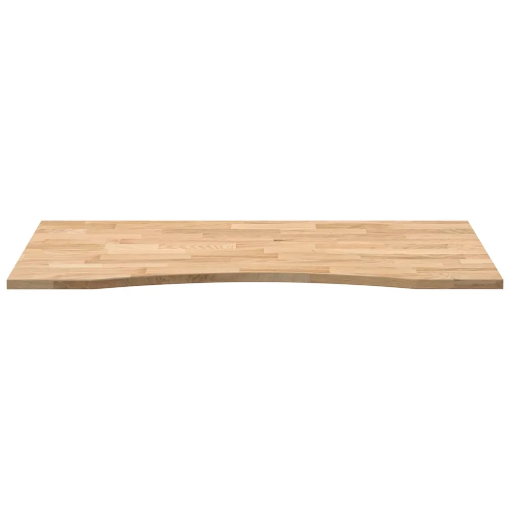 Piano Scrivania 120x60x2,5 cm Rovere Massello Non Trattato