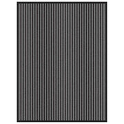 Zerbino antiscivolo a righe per interni ed esterni 90 x 120 cm PP nero 02_0058141