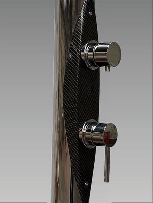 Doccia da Giardino con Soffione e Doccetta Arkema Diamond Inox I245