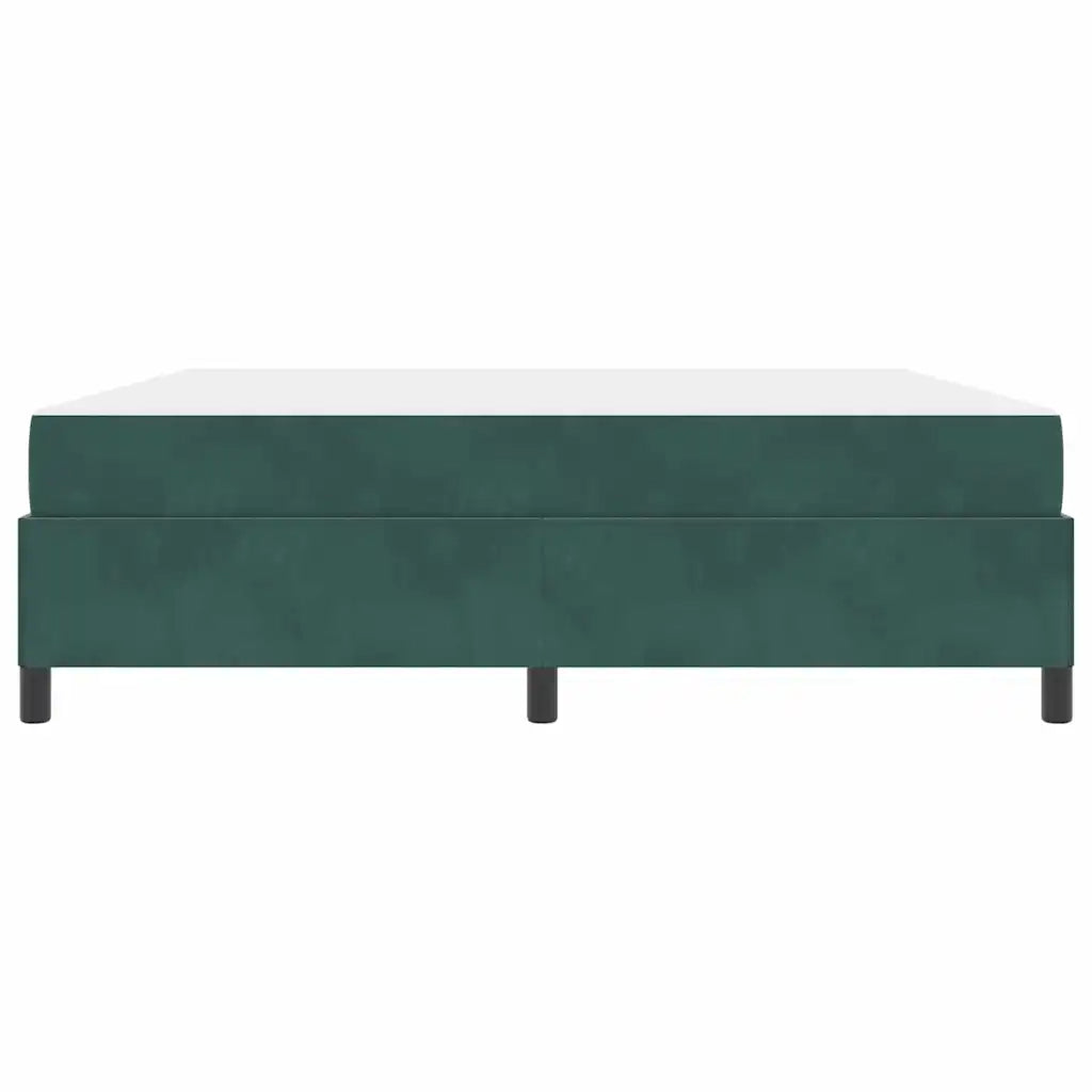 Struttura del letto Verde Scuro 180 x 200 cm Tessuto