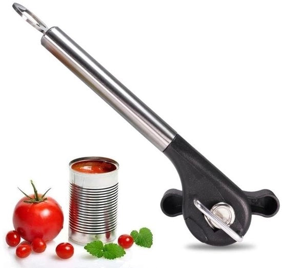 Opener Ergonomico Antiscivolo Design - Apriporta Sicuro - Apri bottiglie - Pulito e Sicuro - Utilizzo Versatile - Lame Liscia - Apriporta