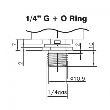 Pressostato sensore di Pressione 1 Bar 1/4"  per stufe a Pellet e caldaie