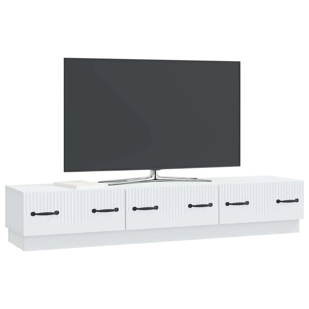 Mobile TV-Credenza per TV Bianco 147 x 34,5 x 27 cm Legno ingegnerizzato 604226