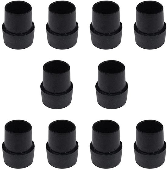 Protezione Antiscivolo per Trampolini - 10 Pezzi - Pieghevole in Gomma - Protezione per Mobili - Adatto per Gambe di 2,5 cm di Diametro - Accessorio Sostenibile