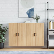 Mobili a Parete 2 pz Rovere Sonoma 69,5x34x90 cm 3195622
