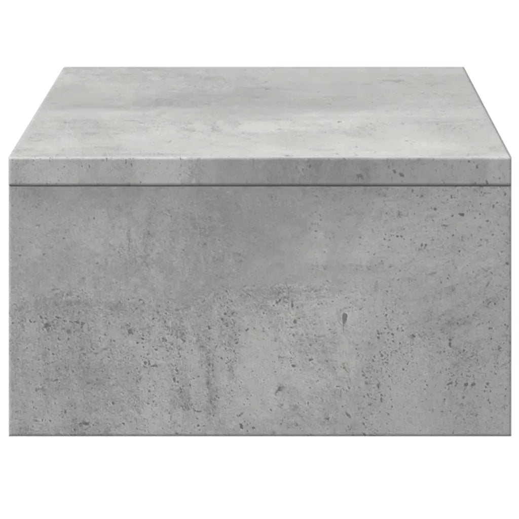 vidaXL Supporto Monitor con Cassetti Grigio 50x27x15 cm in Truciolato