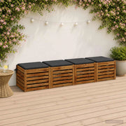 Cuscini per Sedia in 4 Pezzi SOEST 4 pz 100% Poliestere 944510