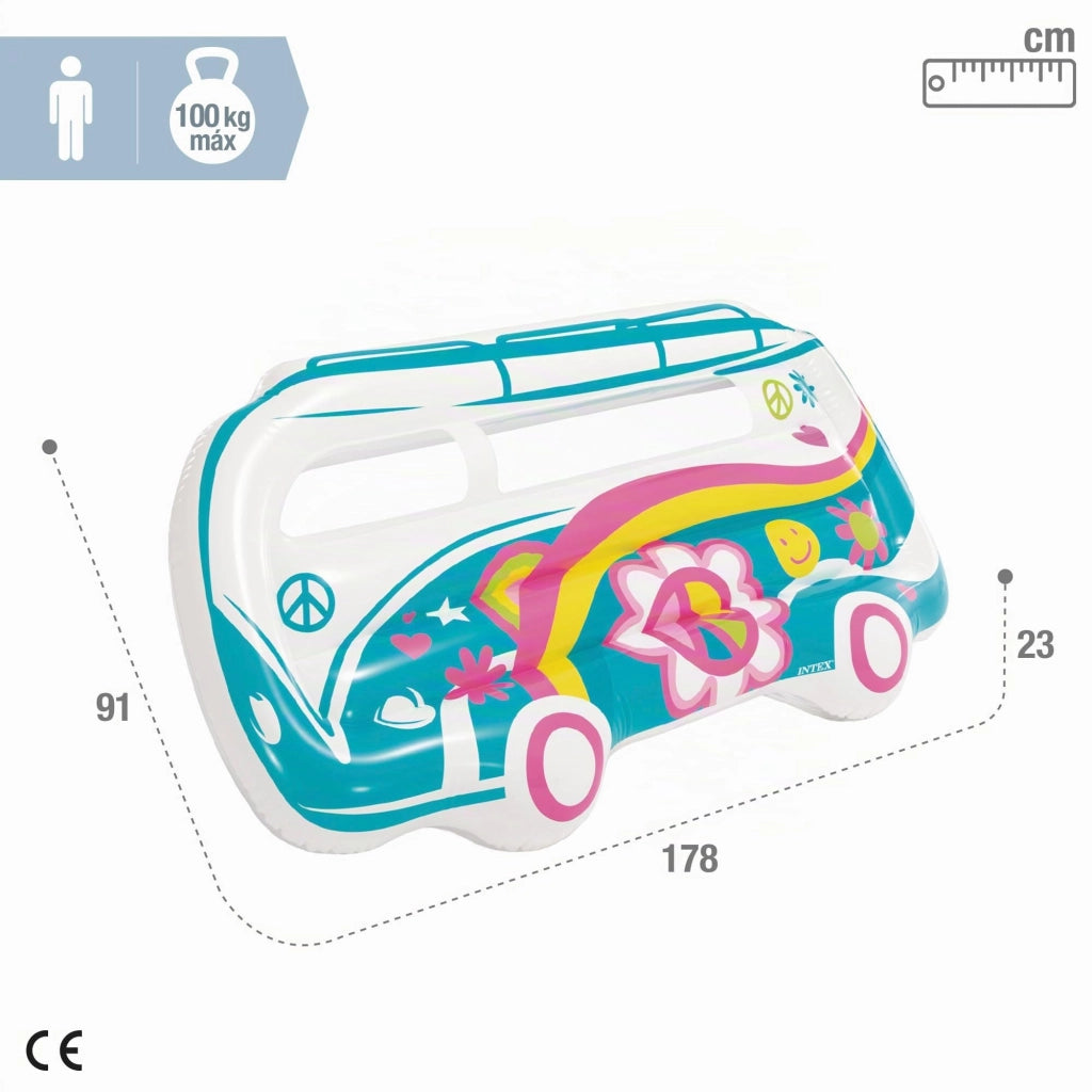 Materassino Gonfiabile Intex Pulmino 183 x 109 cm