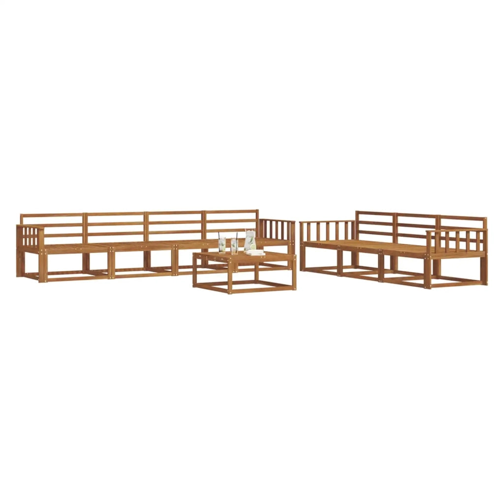 Set di divani da esterno 8 pcs Naturale 3367292