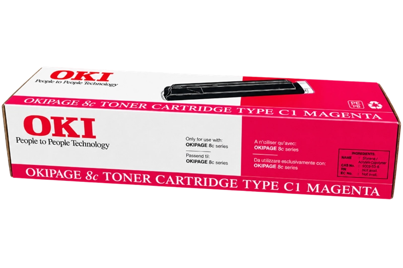 ORIGINAL OKI toner magenta 41012307 OKIPAGE 8c ~3000 Seiten