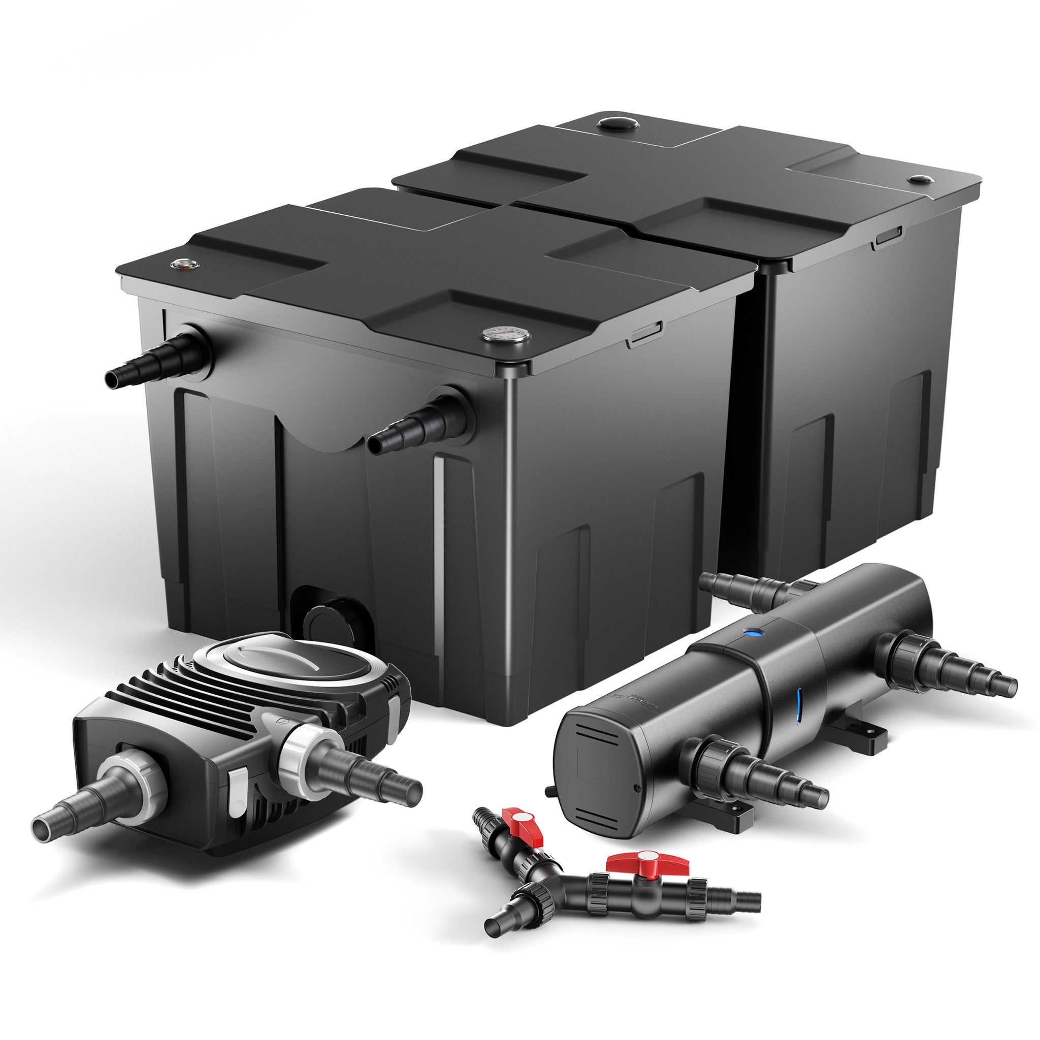 Set per stagni 60000l 24W depuratore per stagni 80W ECO pompa