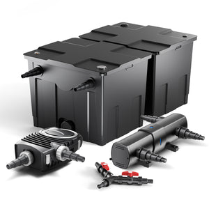 Set per stagni 60000l 24W depuratore per stagni 80W ECO pompa