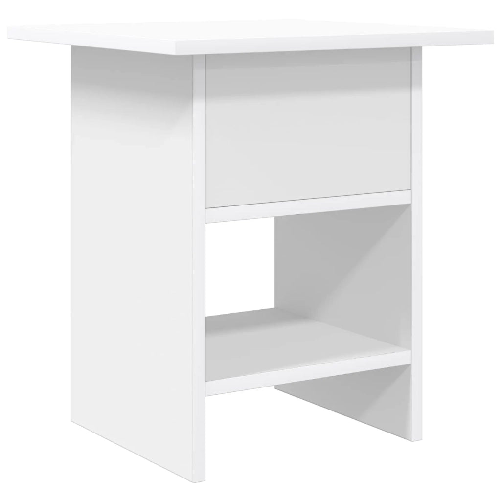 Set di 2 Comodini | Armadio da Notte | Mobiletto da notte Bianco 41 x 40 x 45 cm Legno multistrato