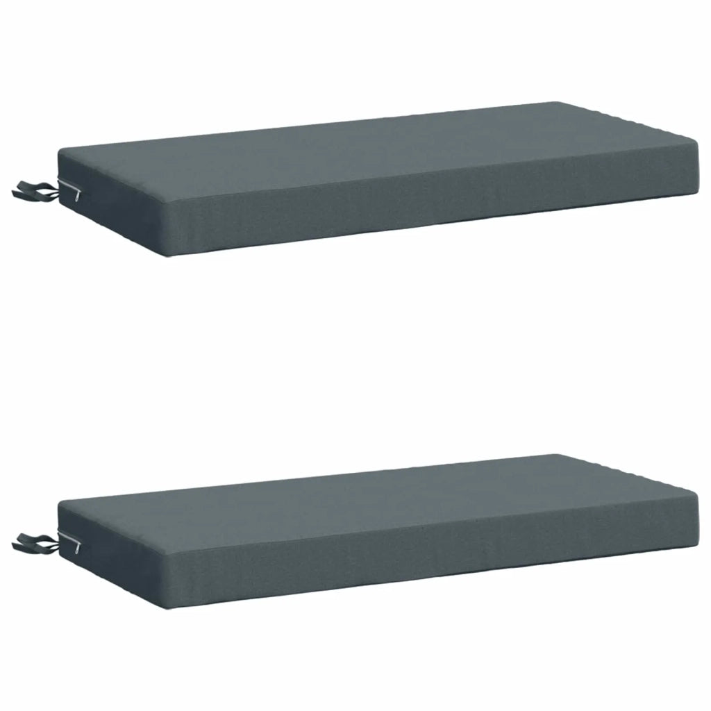 Cuscini per Panchina a 2 Pezzi SOEST 2 pz 100% Poliestere Blu 949555