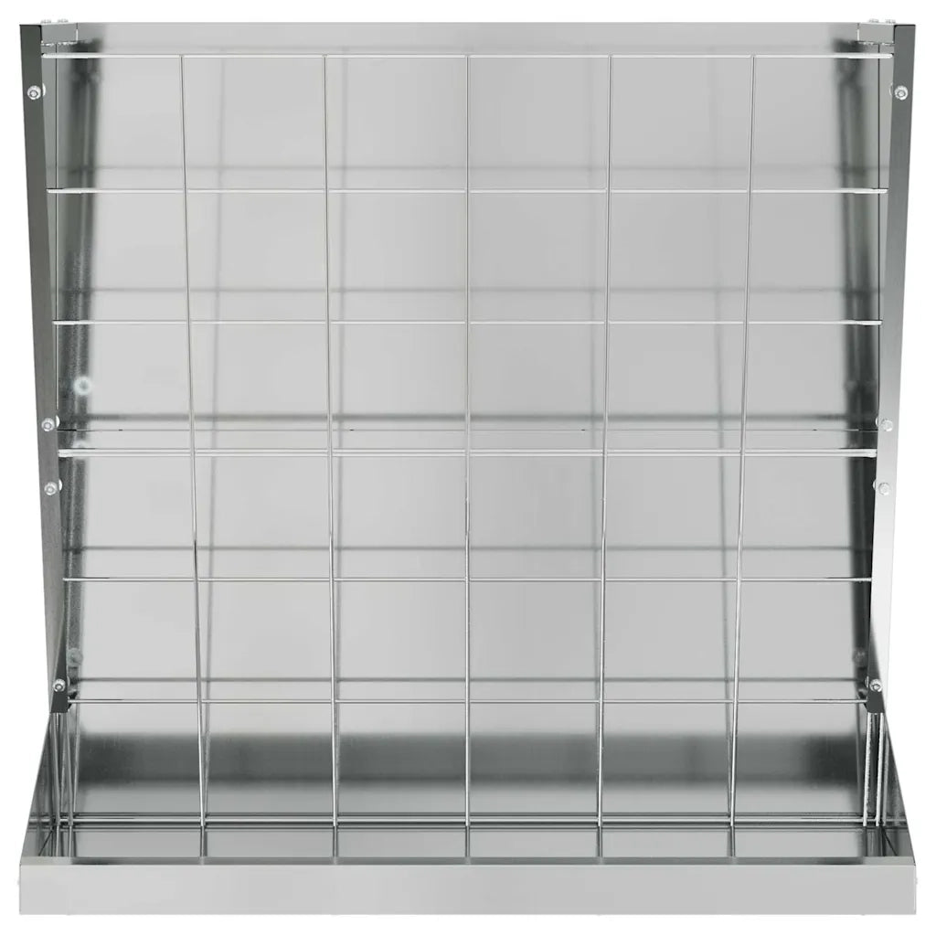 Nutriente per Fieno Argento 71 x 33 x 70 cm Acciaio zincato CFW1180464