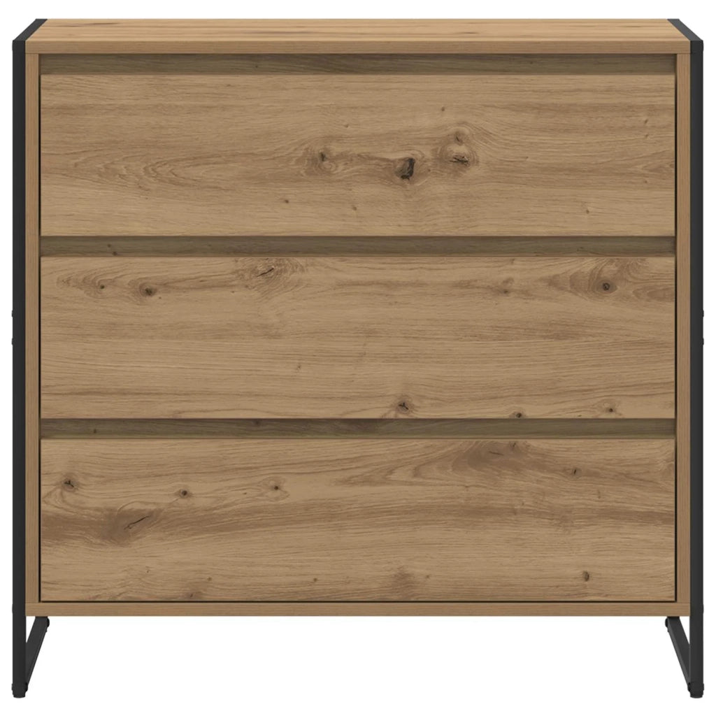 Credenza | Madia | Buffet da pranzo | Armadio da pranzo Rovere Artigianale 79 x 36 x 75.5 cm Legno multistrato