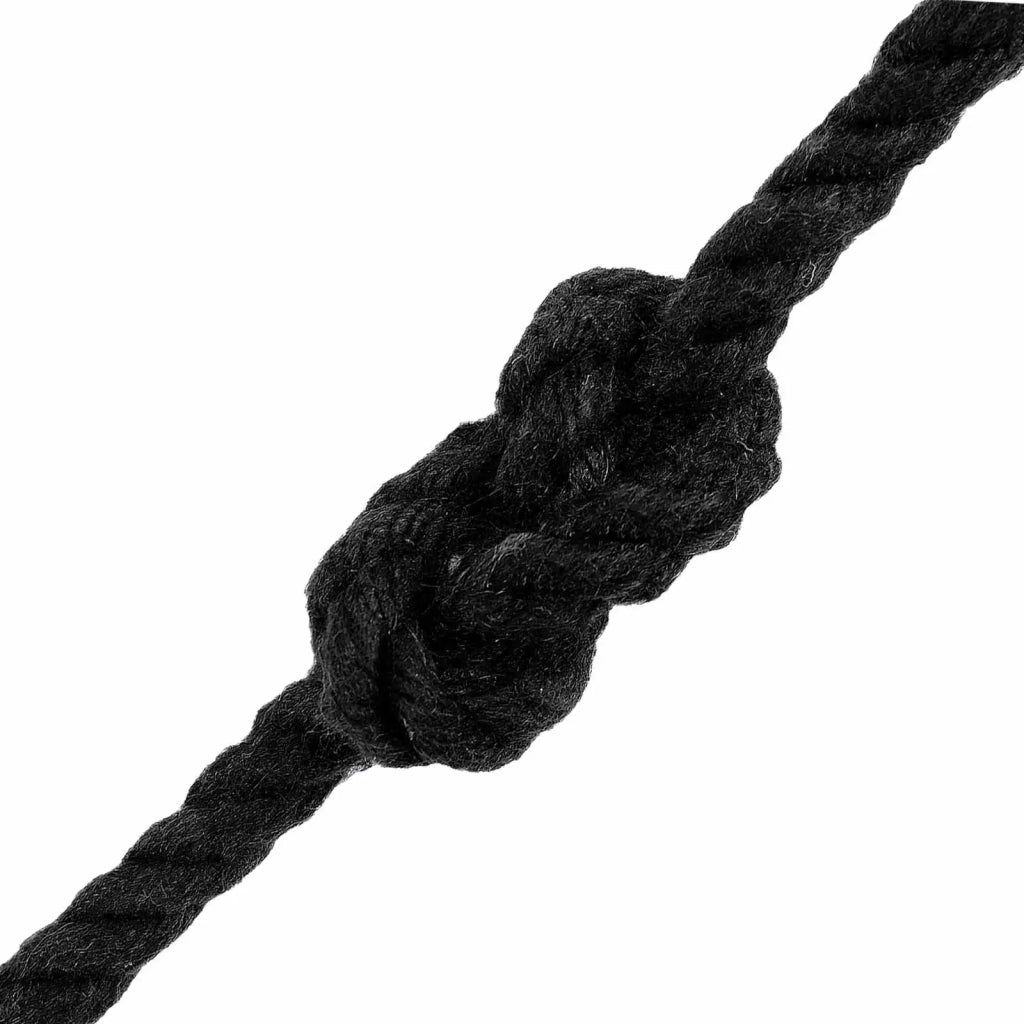Spago di Cotone 2 pz 2 mm 100 m Nero 100% Cotone 42011793