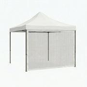 Set 4 teli zanzariera per gazebo da giardino 3x3 M kit di 4 zanzariere con velcro. 300X300X200H CM Nero