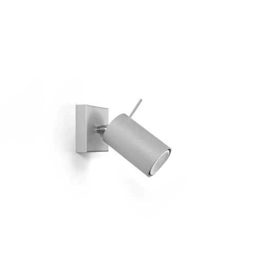 Lampada da parete RING 1 grigio