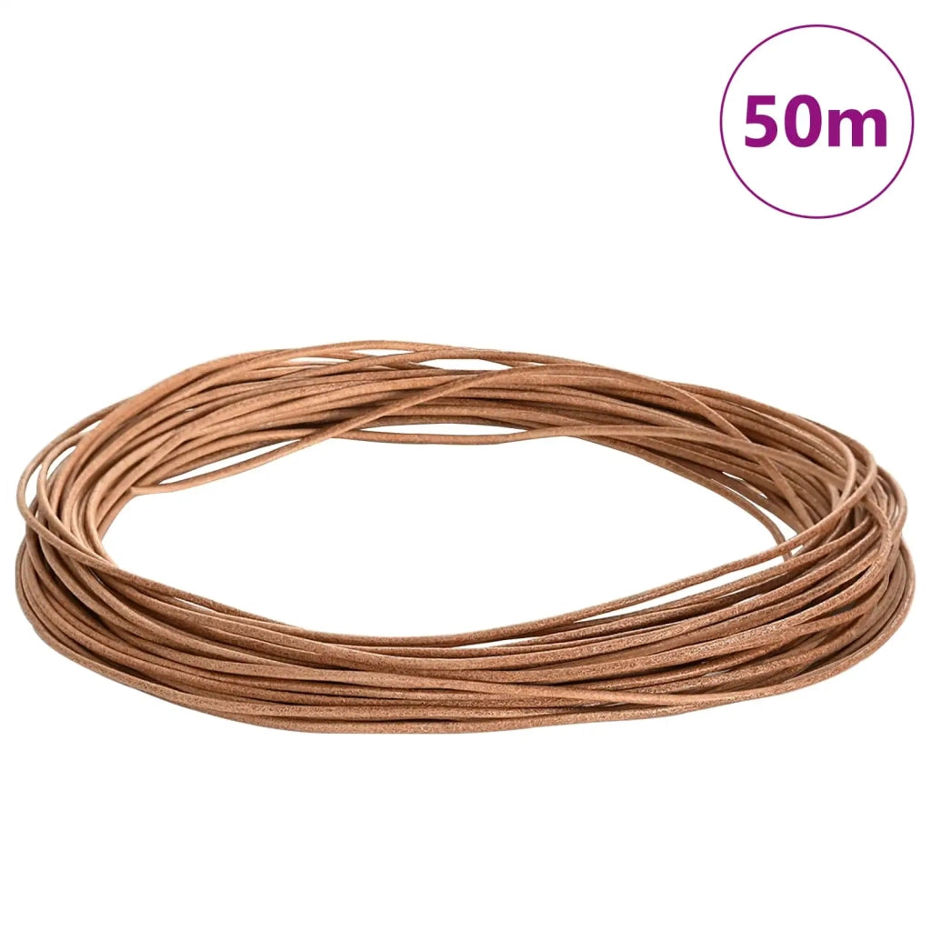 Cordino in Pelle Marrone ?2,5 mm x 5 m Pelle CFW8442658